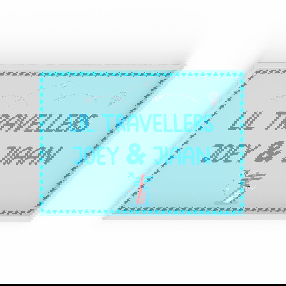 DOODLE'S NAME FRAME - LIL TRAVELLERS (Style 1) - Tinycubs - 