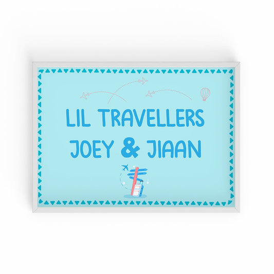DOODLE'S NAME FRAME - LIL TRAVELLERS (Style 1) - Tinycubs - 