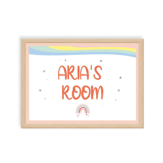 DOODLE'S NAME FRAME - MAGICAL RAINBOWS - Tinycubs - 