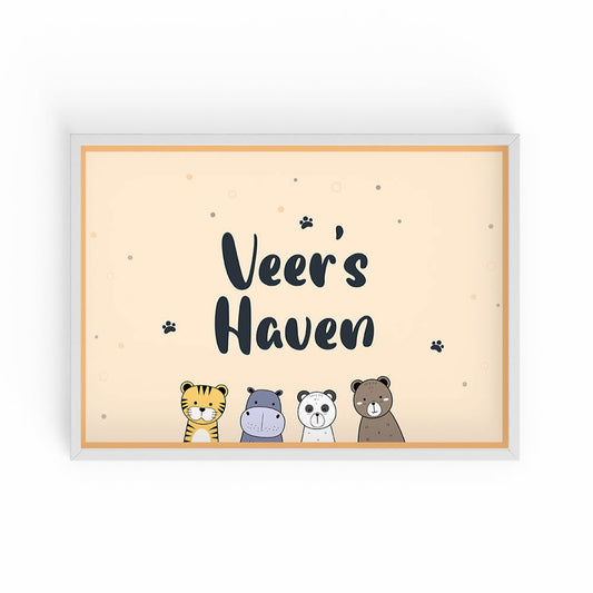DOODLE'S NAME FRAME - MY HAVEN (Style 2) - Tinycubs - 
