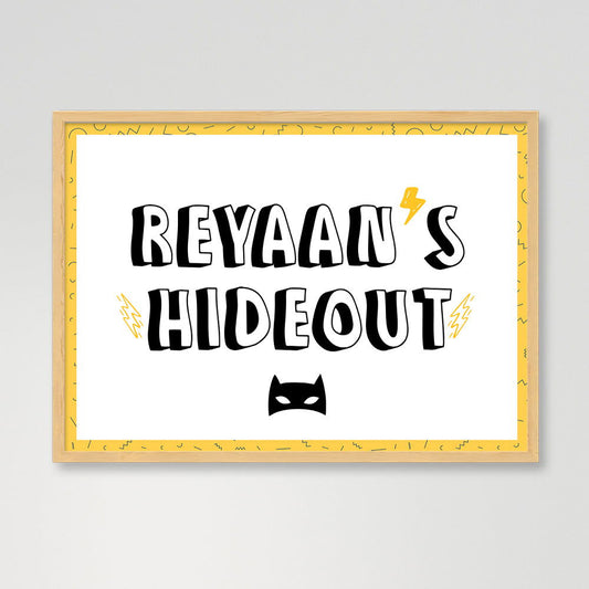 DOODLE'S NAME FRAME - MY HIDEOUT - Tinycubs - 