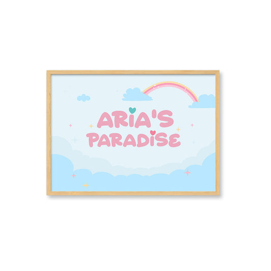 DOODLE'S NAME FRAME - MY PARADISE (Style 1) - Tinycubs - 