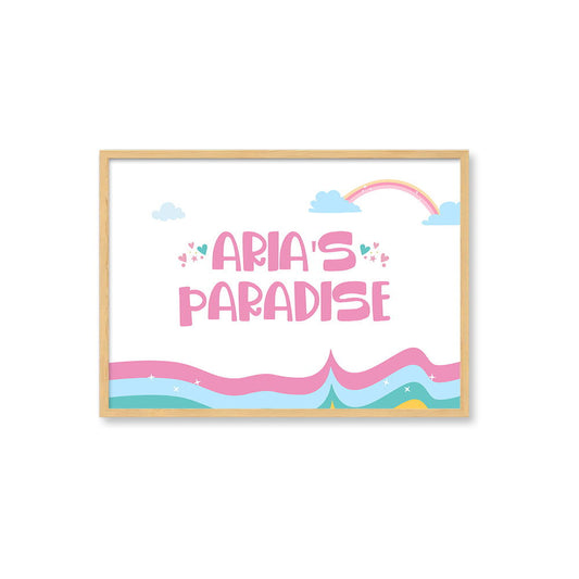 DOODLE'S NAME FRAME - MY PARADISE (Style 2) - Tinycubs - 