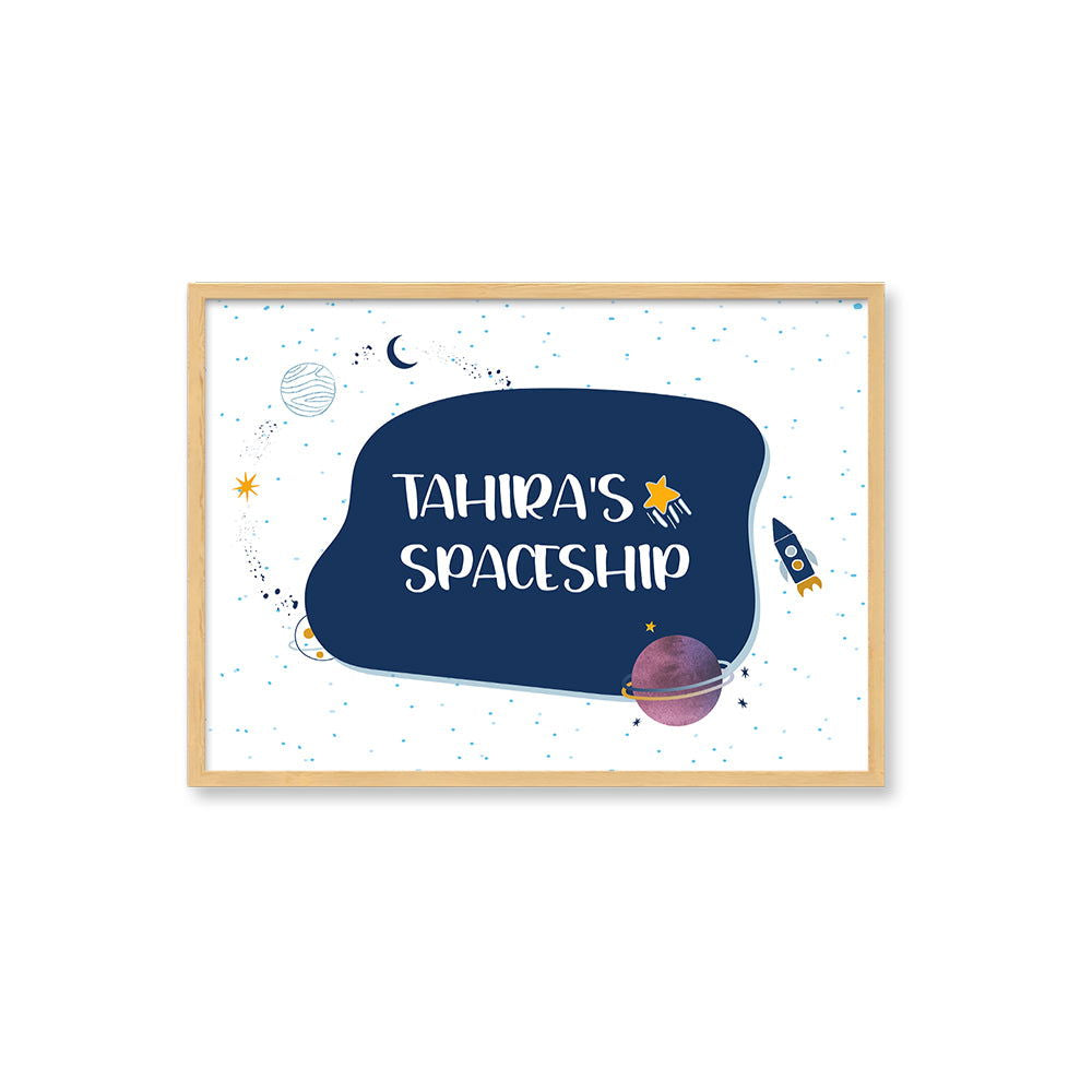 DOODLE'S NAME FRAME - MY SPACESHIP(Style 1) - Tinycubs - 