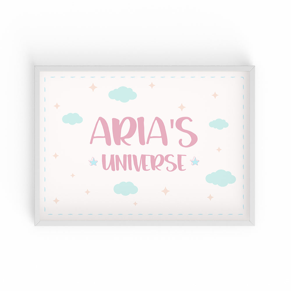 DOODLE'S NAME FRAME - MY UNIVERSE (Style 1) - Tinycubs - 
