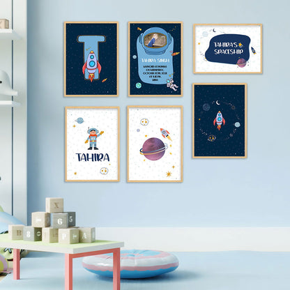 DOODLE'S WALL ART - CHILD OF THE UNIVERSE (Set of 6) - Tinycubs - 