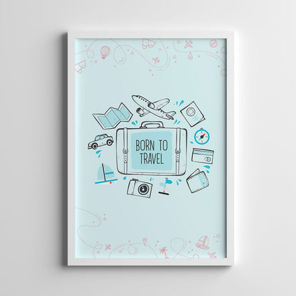 DOODLE'S WALL ART - LIL TRAVELLERS (Set of 6) - Tinycubs - 