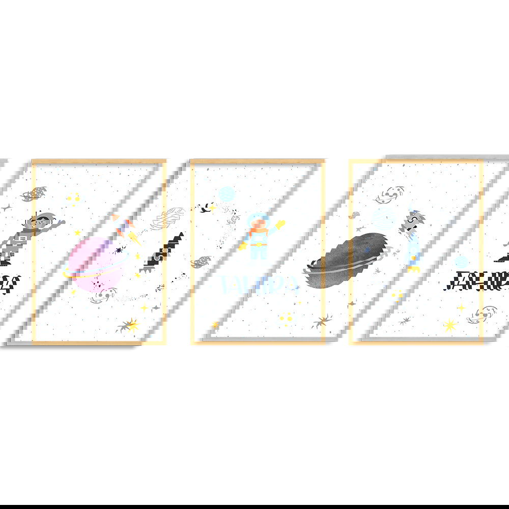 DOODLE'S WALL FRAMES - CHILD OF THE UNIVERSE (Set of 3) Style 1 - Tinycubs - 
