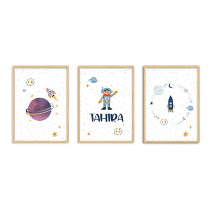 DOODLE'S WALL FRAMES - CHILD OF THE UNIVERSE (Set of 3) Style 1 - Tinycubs - 