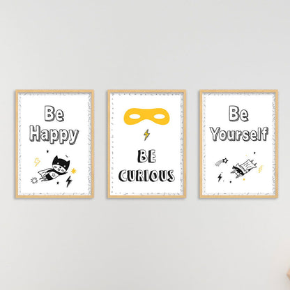 DOODLE'S WALL FRAMES - SUPERBABY (Set of 3) Style 1 - Tinycubs - 