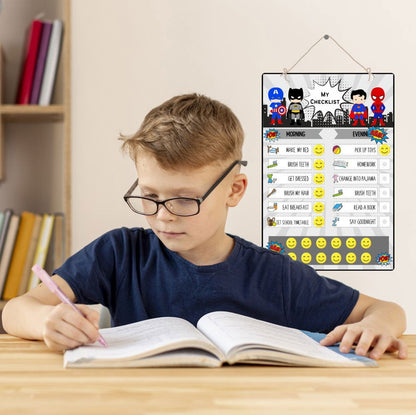 Daily Responsibility Chart - Superhero - Tinycubs - 