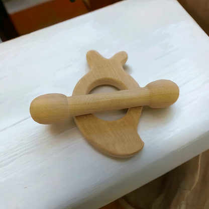 Delicious Teethers - Mango & Dumbbell Shapes - From Premium Neem Wood - Tinycubs - 