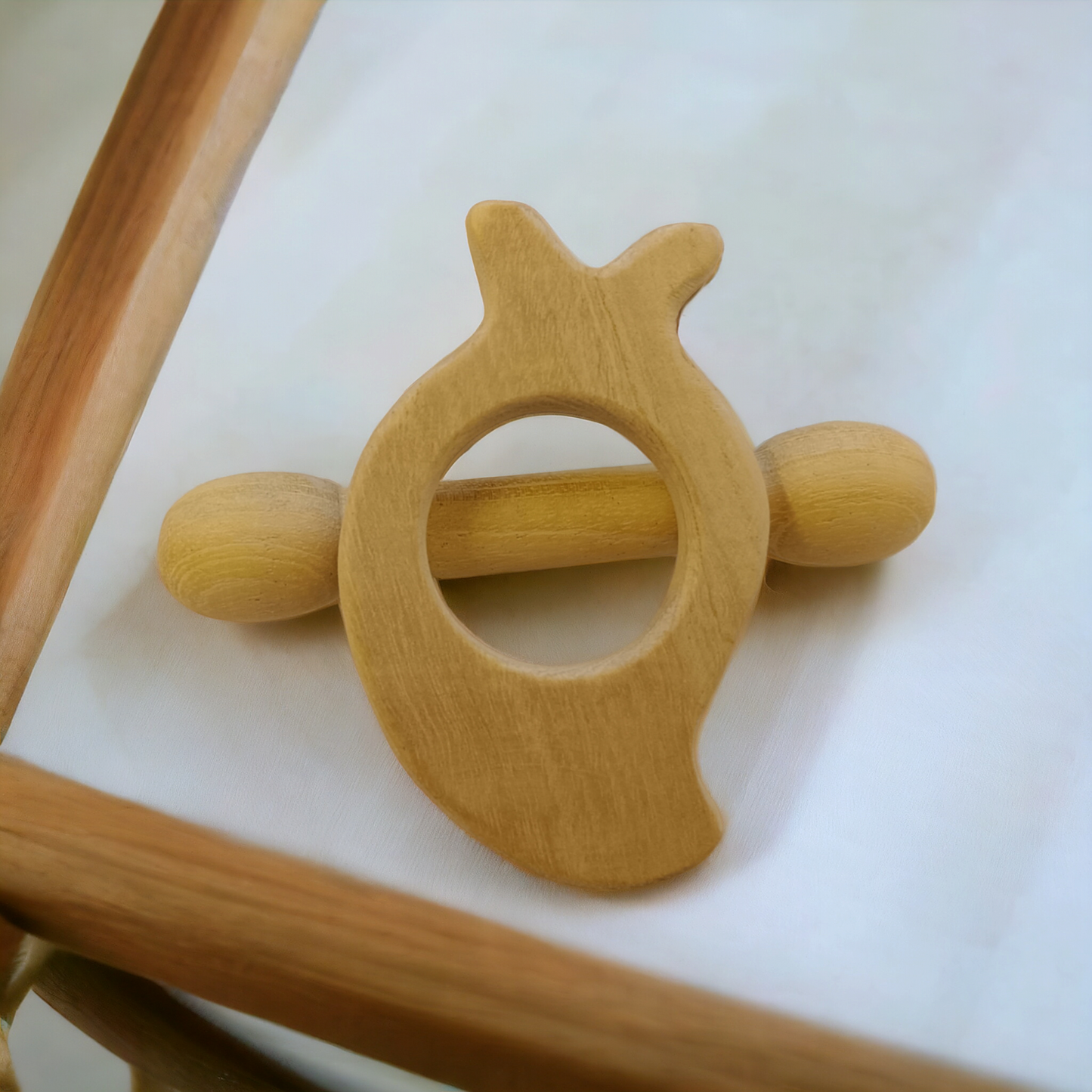Delicious Teethers - Mango & Dumbbell Shapes - From Premium Neem Wood - Tinycubs - 