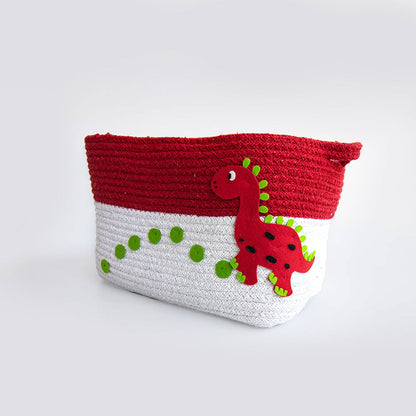 Dino Friend- Cotton Rope Basket - Tinycubs - 
