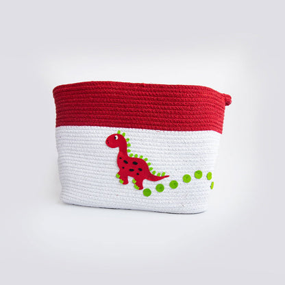 Dino Friend- Cotton Rope Basket - Tinycubs - 