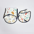 Dino Friend - Reversible Bib & Burpy Cloth Set - Tinycubs - 