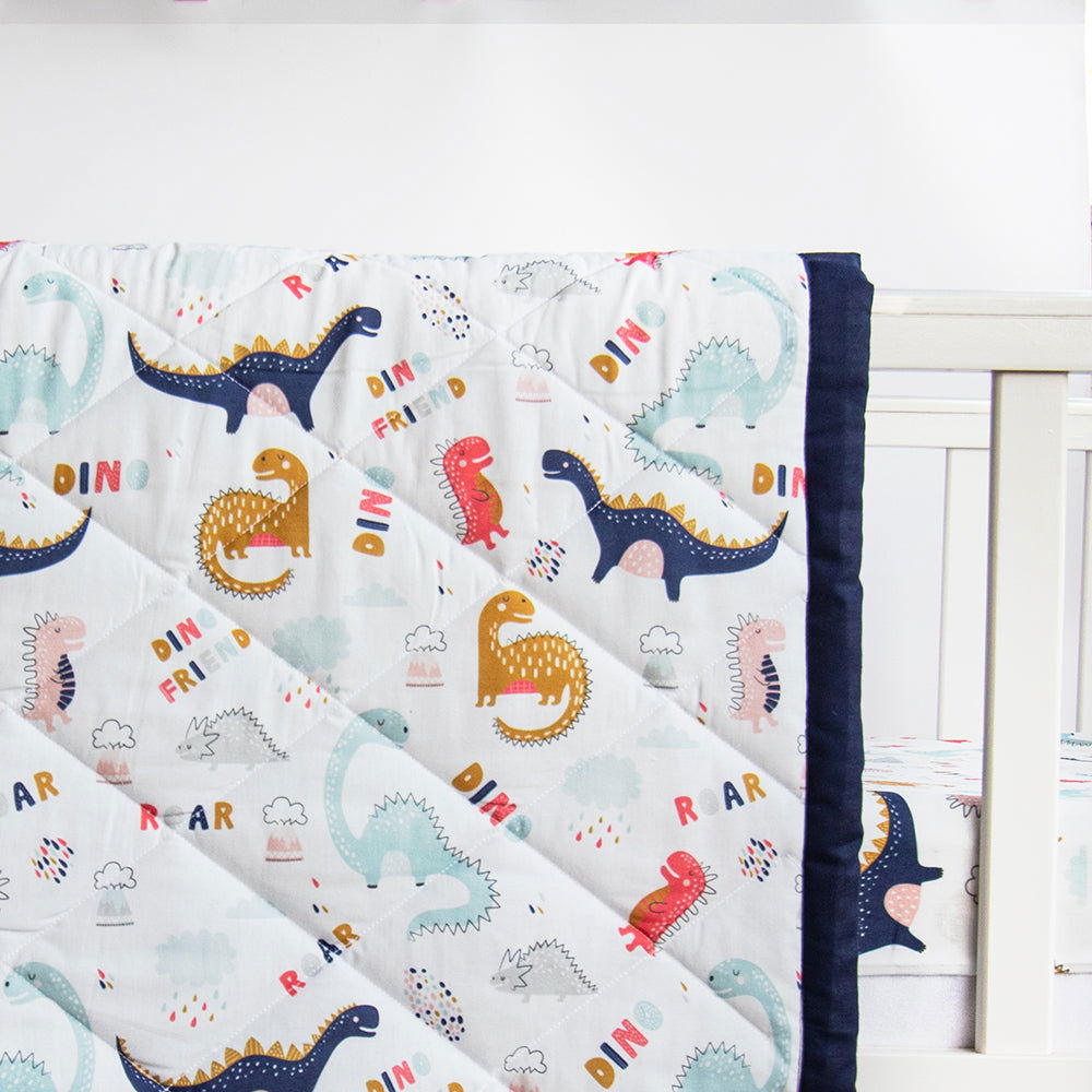 Dino Friend - Reversible Comfort Quilt - Tinycubs - 