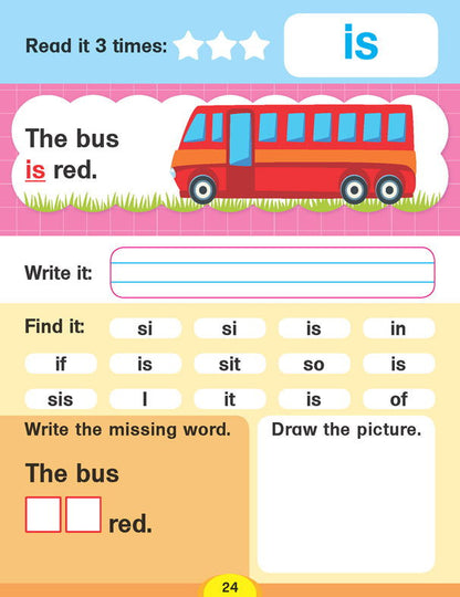 Dolch Sight Words Level 1- Simple Words and Activities for Beginner Readers - Tinycubs - 