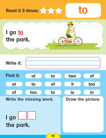 Dolch Sight Words Level 1- Simple Words and Activities for Beginner Readers - Tinycubs - 