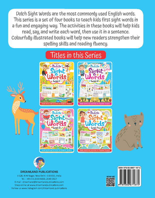 Dolch Sight Words Level 2- Simple Words and Activities for Beginner Readers - Tinycubs - 