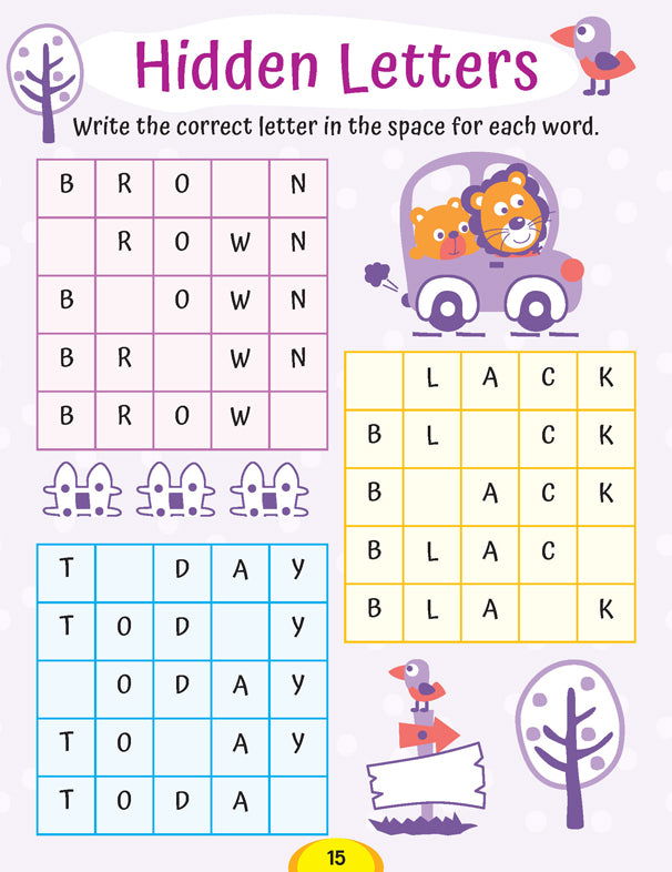 Dolch Sight Words Level 2- Simple Words and Activities for Beginner Readers - Tinycubs - 
