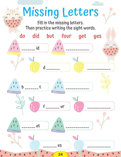 Dolch Sight Words Level 2- Simple Words and Activities for Beginner Readers - Tinycubs - 