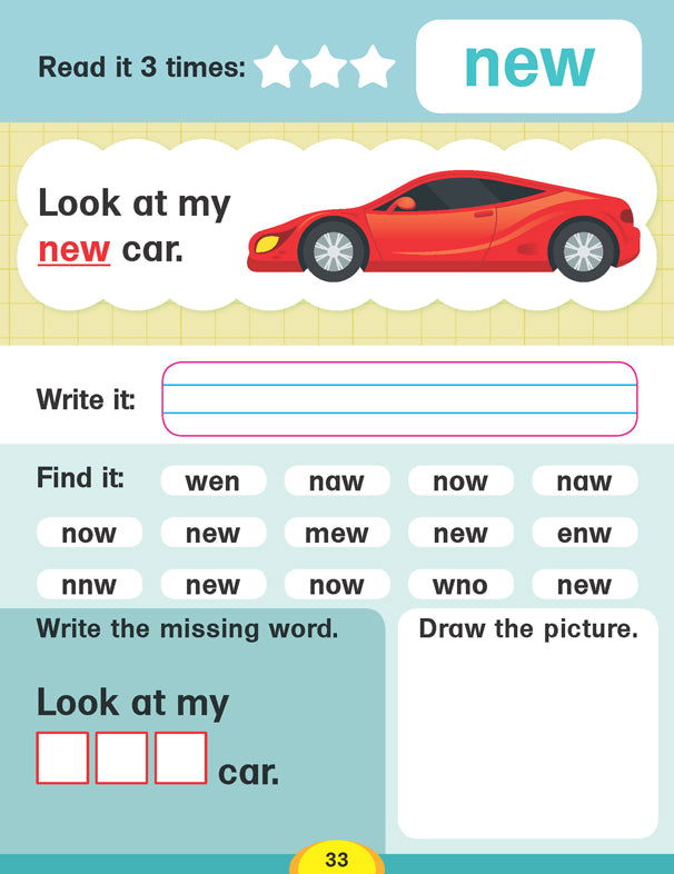Dolch Sight Words Level 2- Simple Words and Activities for Beginner Readers - Tinycubs - 