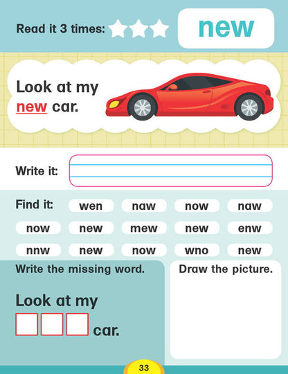 Dolch Sight Words Level 2- Simple Words and Activities for Beginner Readers - Tinycubs - 