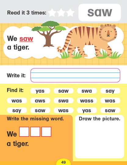 Dolch Sight Words Level 2- Simple Words and Activities for Beginner Readers - Tinycubs - 