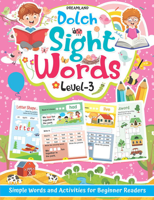 Dolch Sight Words Level 3- Simple Words and Activities for Beginner Readers - Tinycubs - 