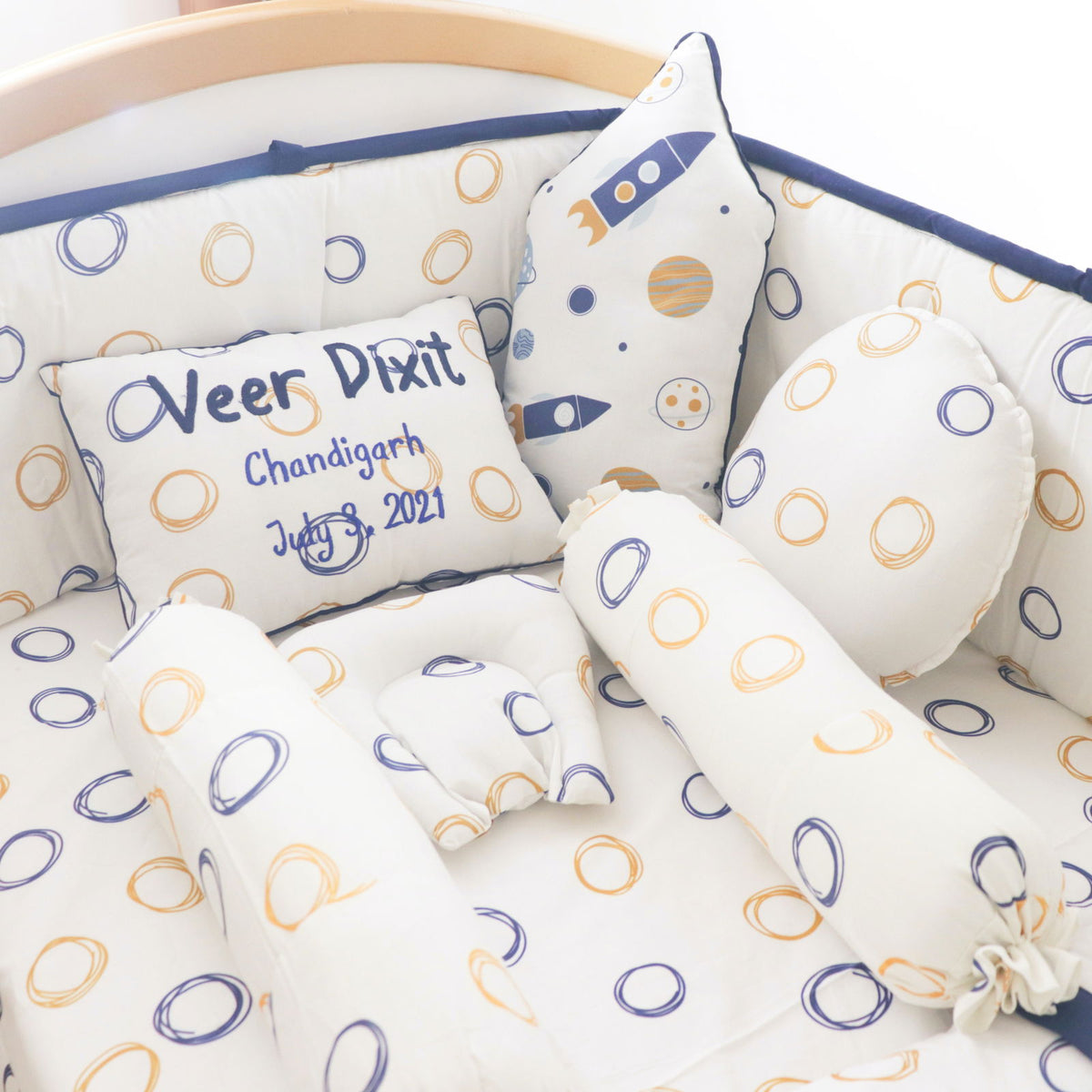 Doodle Circles- Throw Cushion - Tinycubs - 