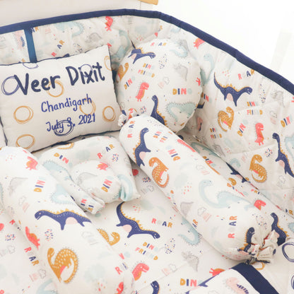 Doodle Circles - Birth Stats Pillow - Tinycubs - 