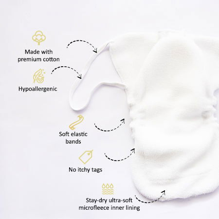 Doodle Dry Nappies - Set Of 2 - Tinycubs - 