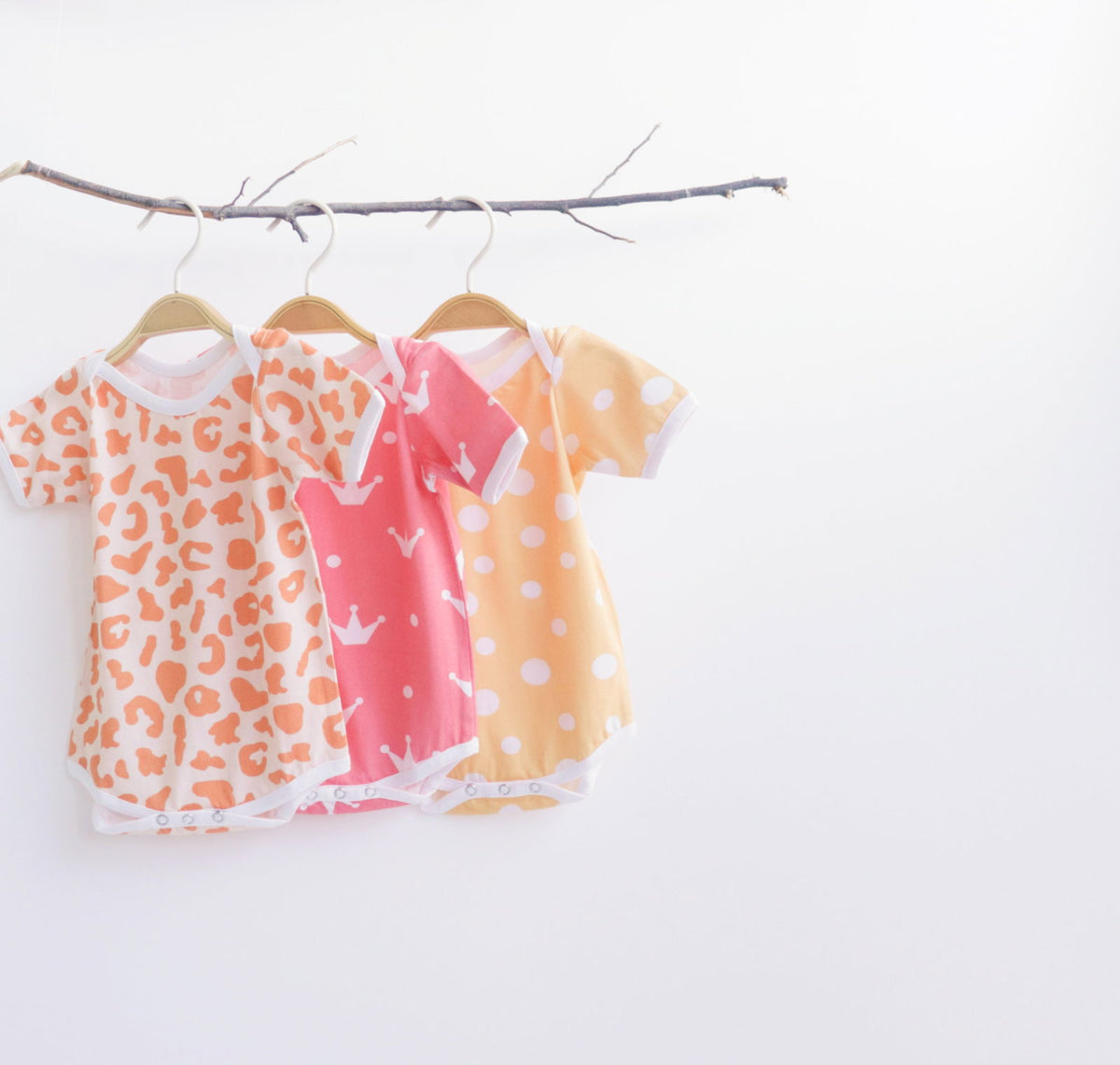 Doodle Love Bodysuits - Set of 3 - Tinycubs - 