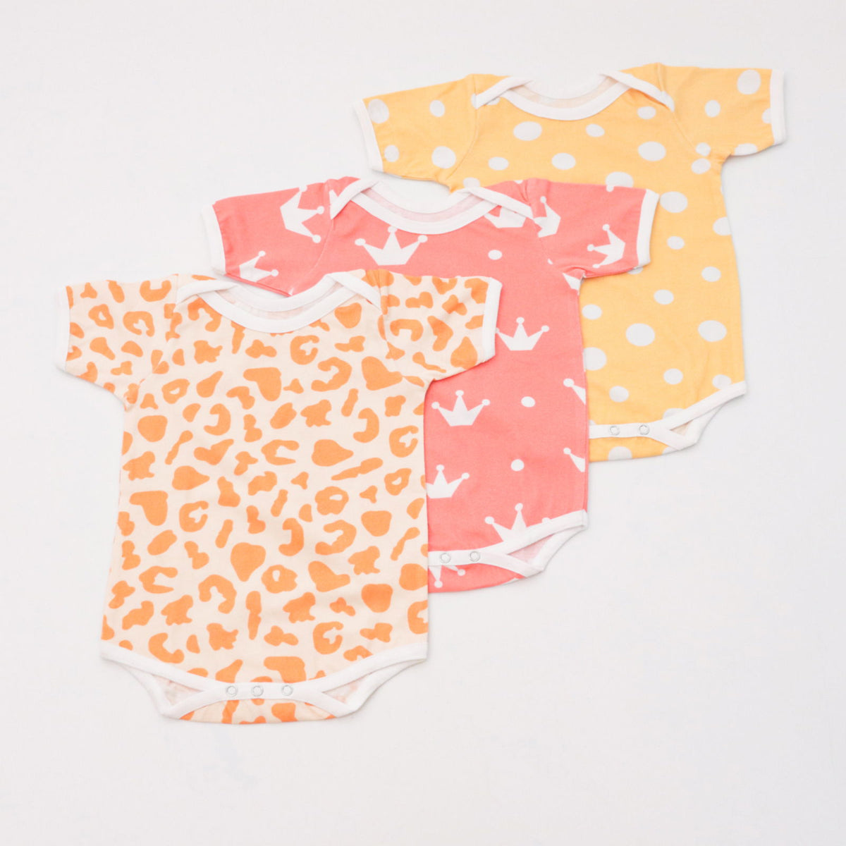 Doodle Love Bodysuits - Set of 3 - Tinycubs - 