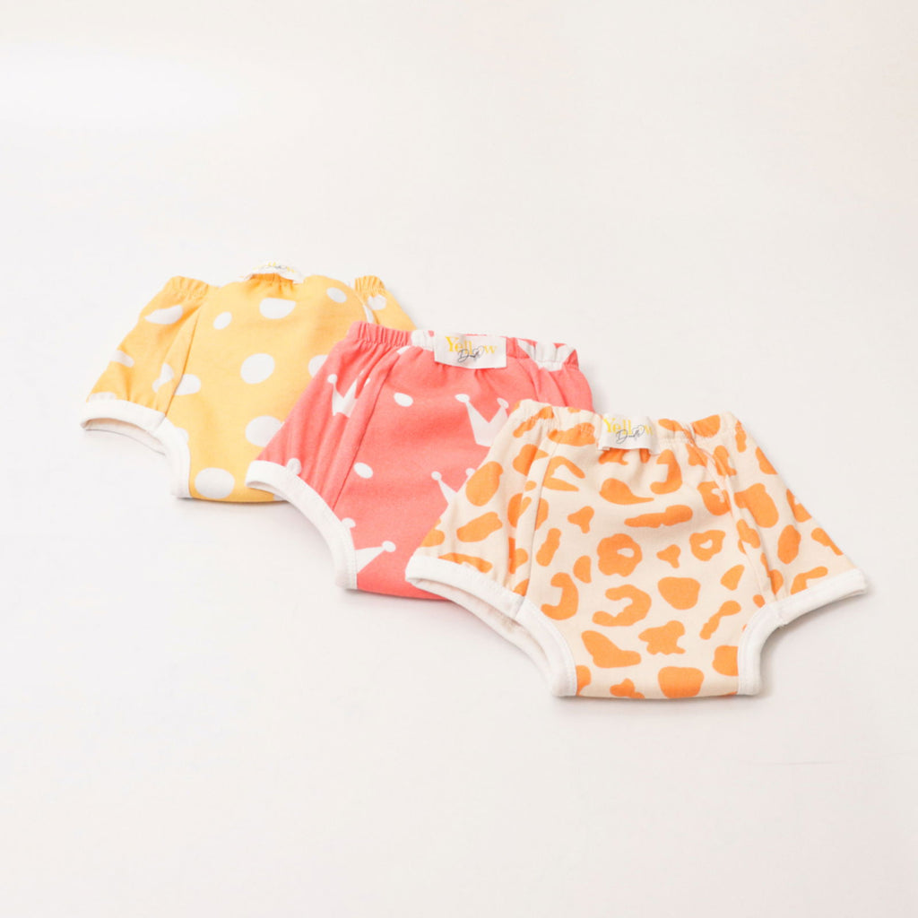 Doodle Love (Set of 3) Pull-up Toddler Training Pants - Tinycubs - 