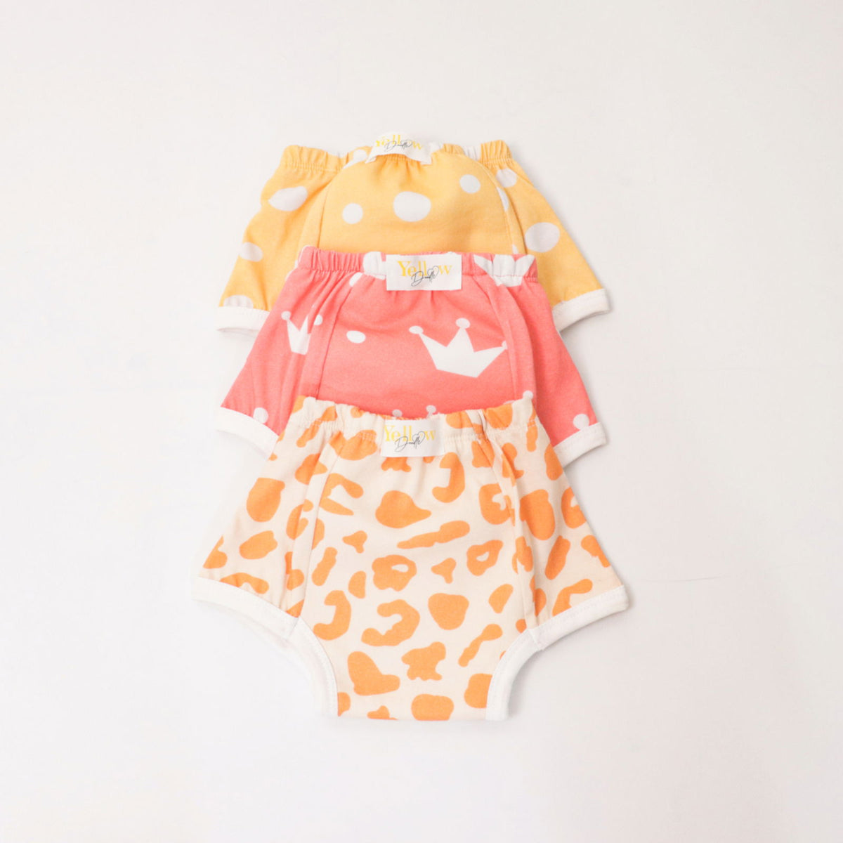Doodle Love (Set of 3) Pull-up Toddler Training Pants - Tinycubs - 