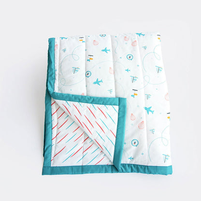 Doodle Rain- Organic Cot Bedding Gift Set - Tinycubs - 