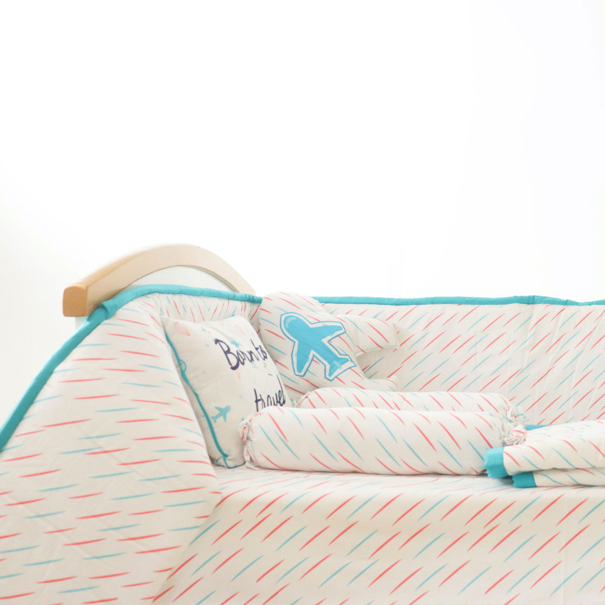 Doodle Rain- Organic Cot Bedding Gift Set - Tinycubs - 