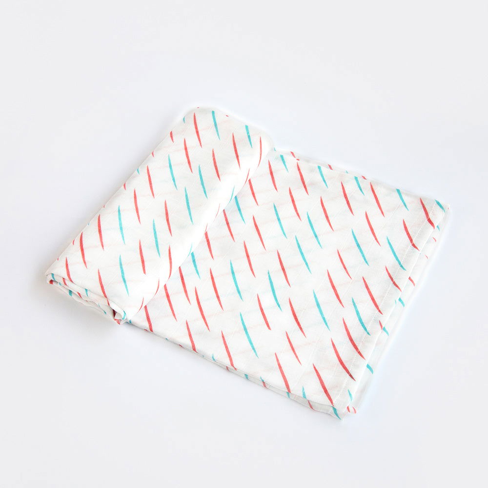 Doodle Rain- Organic Luxury Swaddle - Tinycubs - 