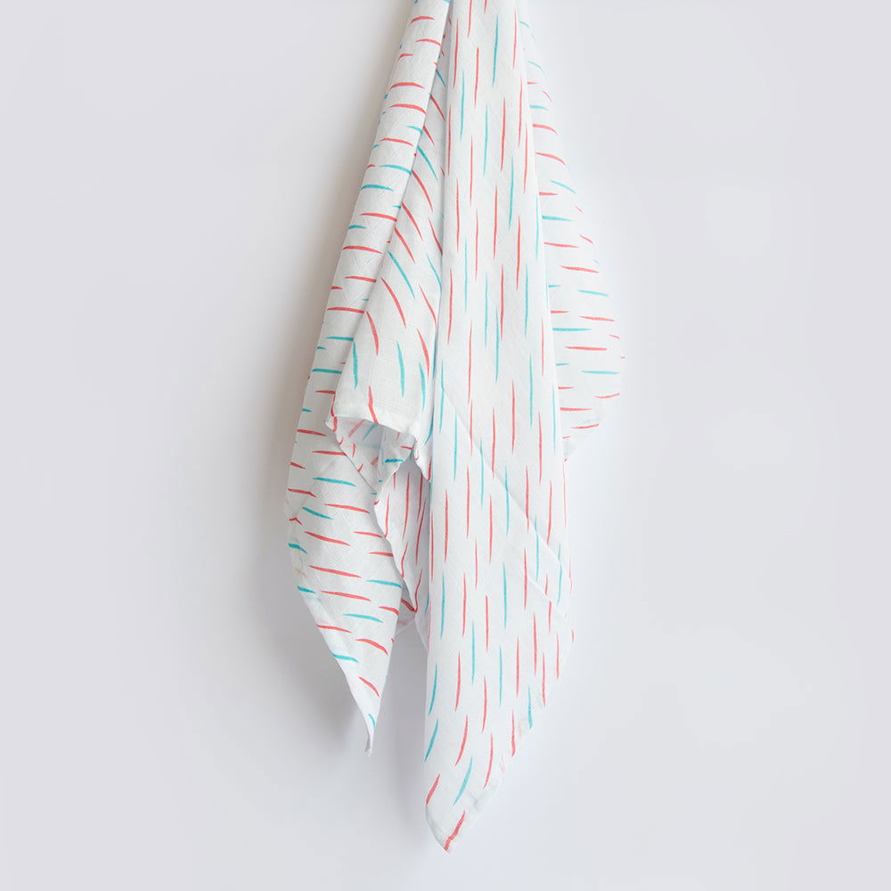 Doodle Rain- Organic Luxury Swaddle - Tinycubs - 