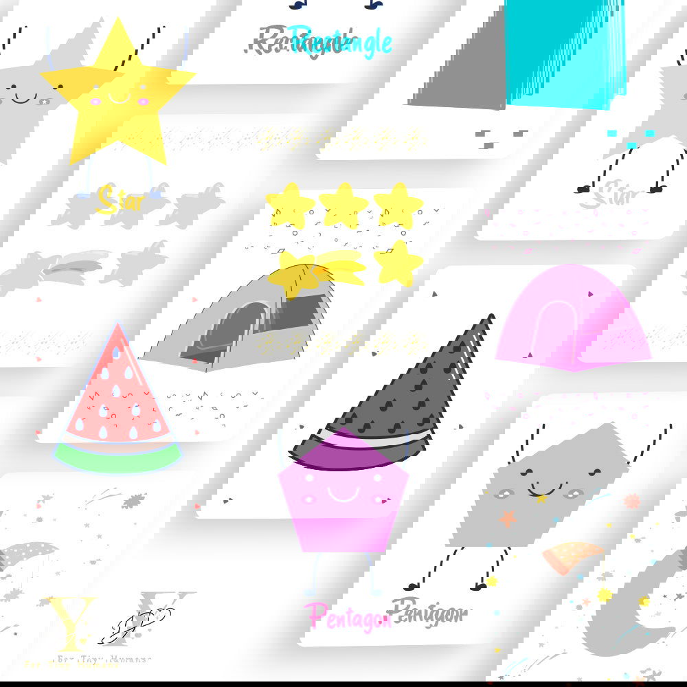 Doodle'S Flash Cards - Shapes - Tinycubs - 