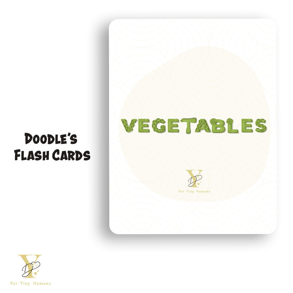 Doodle'S Flash Cards - Vegetables - Tinycubs - 