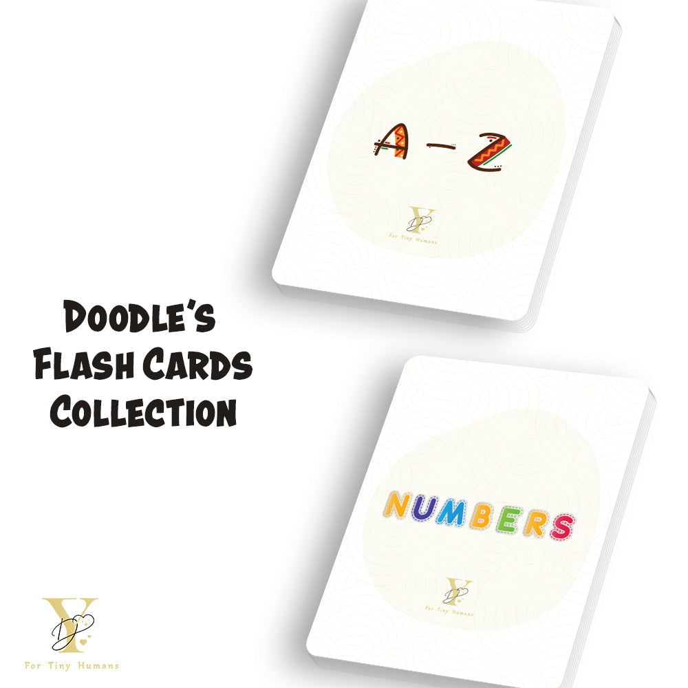 Doodle'S Flash Cards Collection- Numbers & Abc - Tinycubs - 