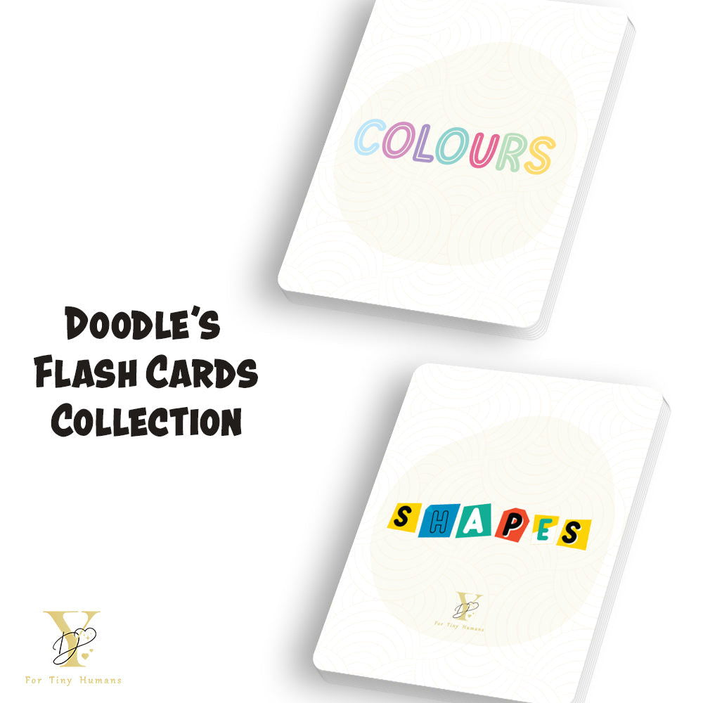 Doodle'S Flash Cards Collection - Colours & Shapes - Tinycubs - 