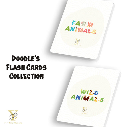 Doodle'S Flash Cards Collection - Farm & Wild Animals - Tinycubs - 