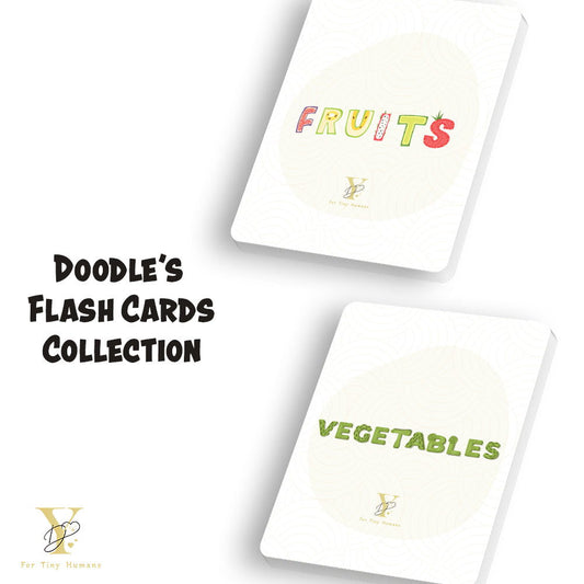 Doodle'S Flash Cards Collection - Fruits & Vegetables - Tinycubs - 