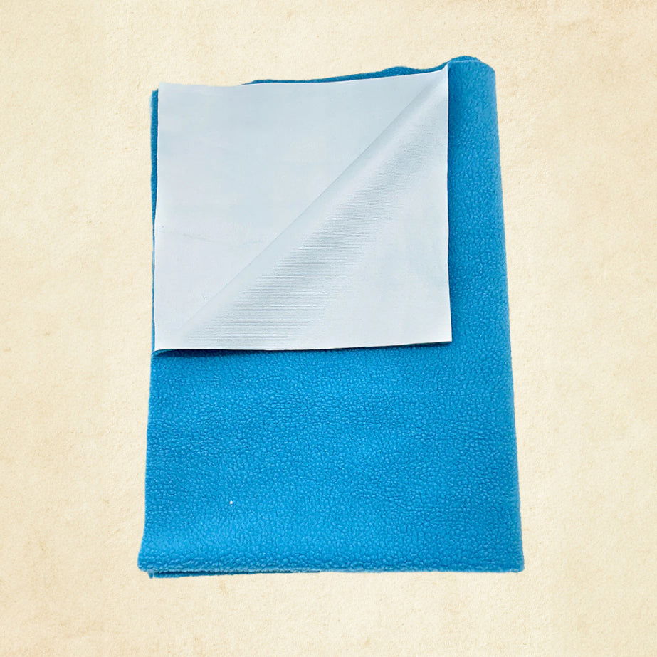 Dry Mat and Nappies Combo Pack of 4 - Blue - Tinycubs - 