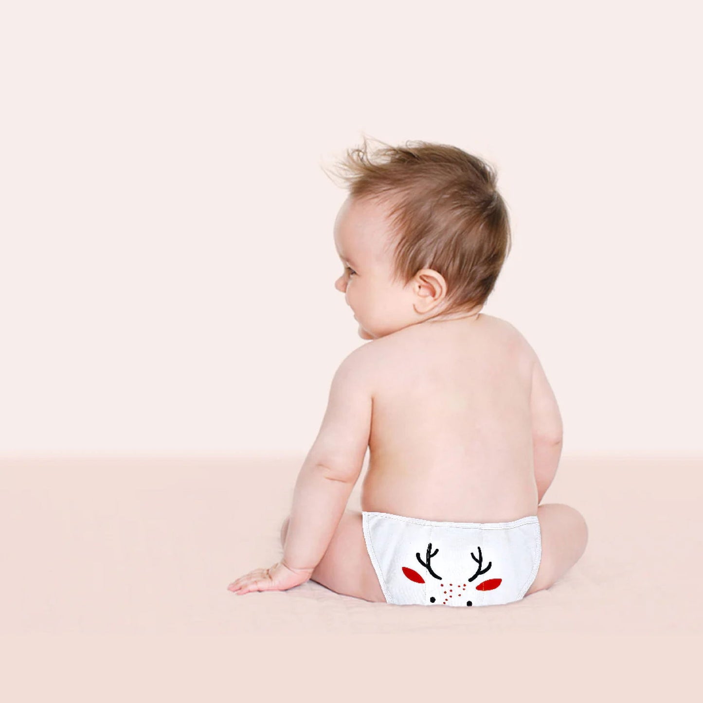 Dry Mat and Nappies Combo Pack of 4 - Orange - Tinycubs - 