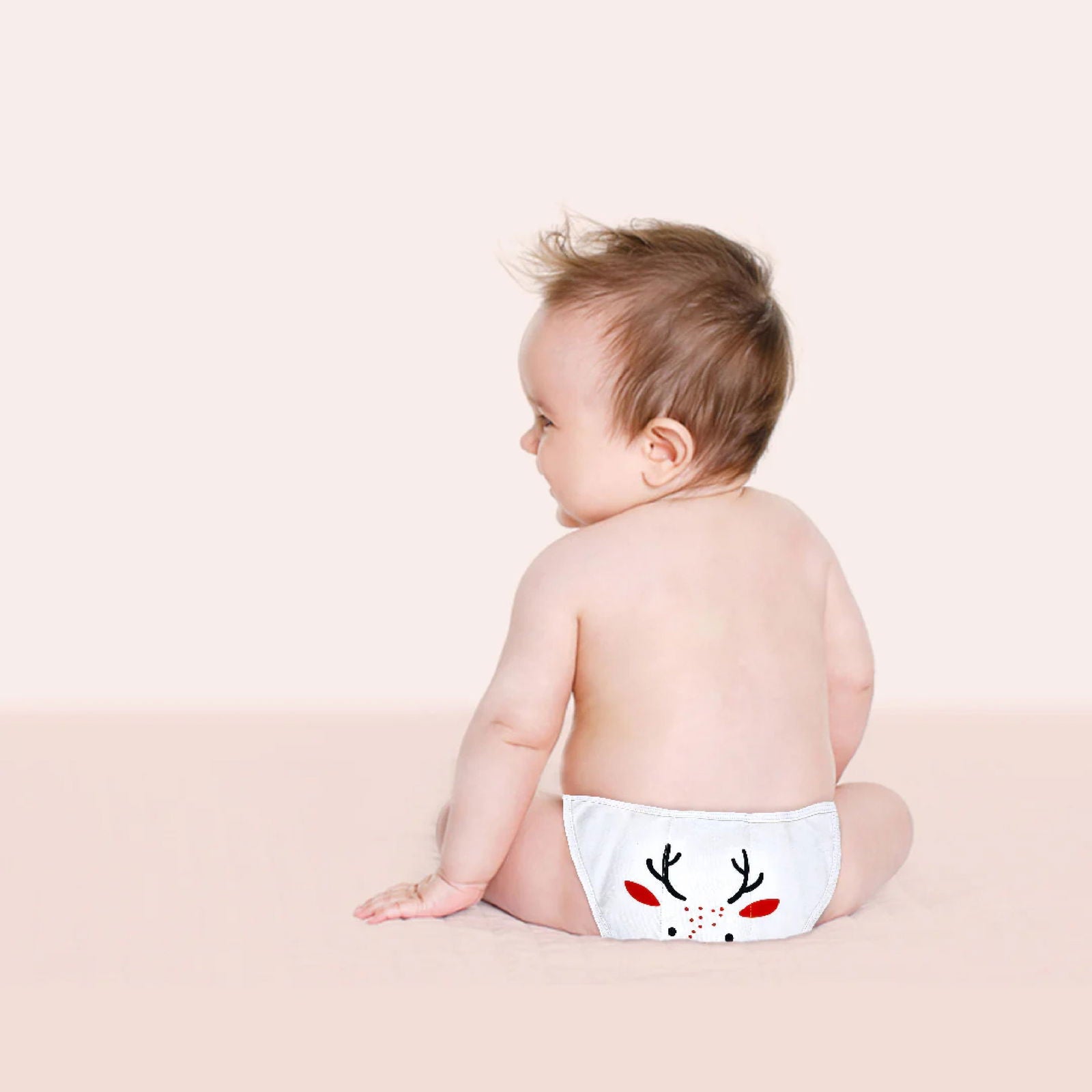Dry Mat and Nappies Combo Pack of 4 - Orange - Tinycubs - 
